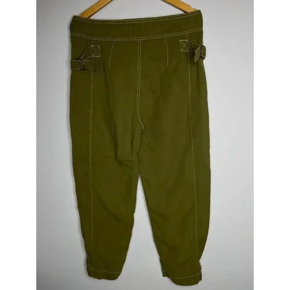 Anthropologie Jackson Tapered Utility pants size 6 Olive green - Picture 5 of 12